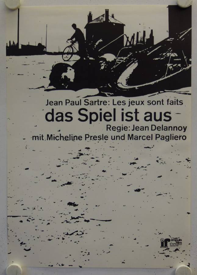 Das Spiel ist aus originales deutsches Filmplakat (R70s)